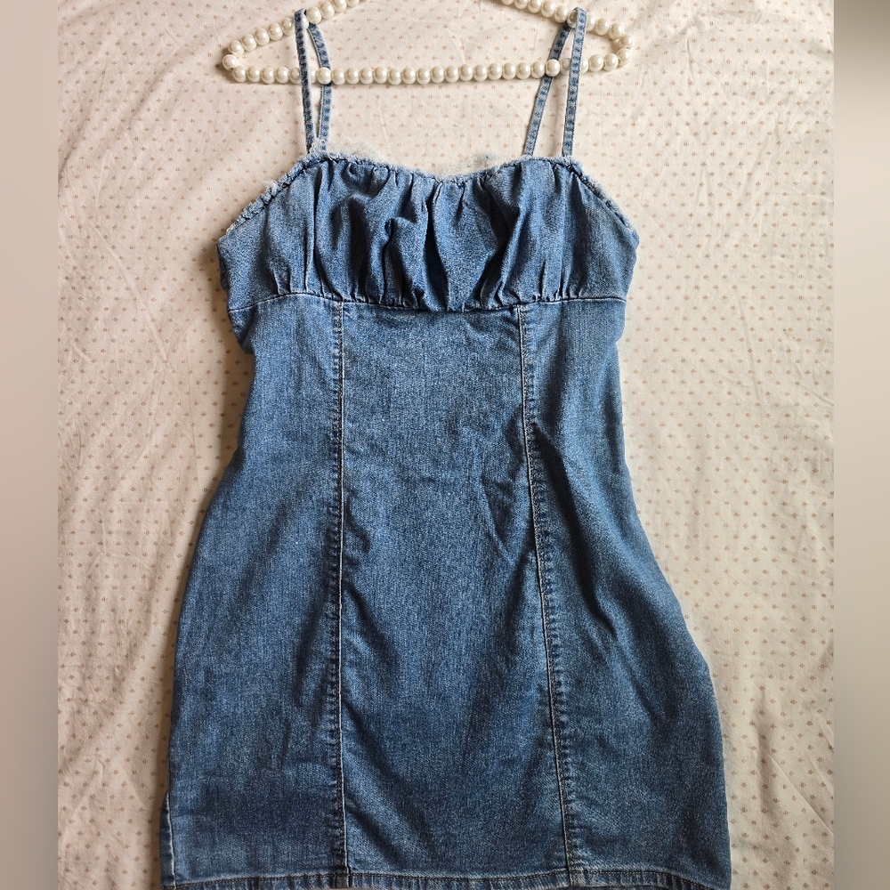 Y2K H&M 90s Blue Denim Dress